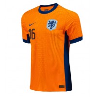 Netherlands Joey Veerman #16 Replica Home Shirt Euro 2024 Short Sleeve